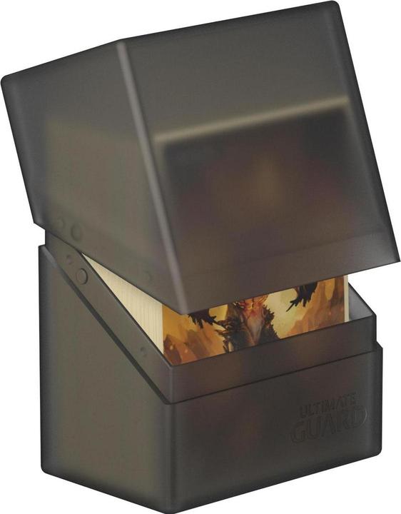 Actual product image Ultimate Guard Card Box Boulder Deck Case Standard Size 60+ Onyx