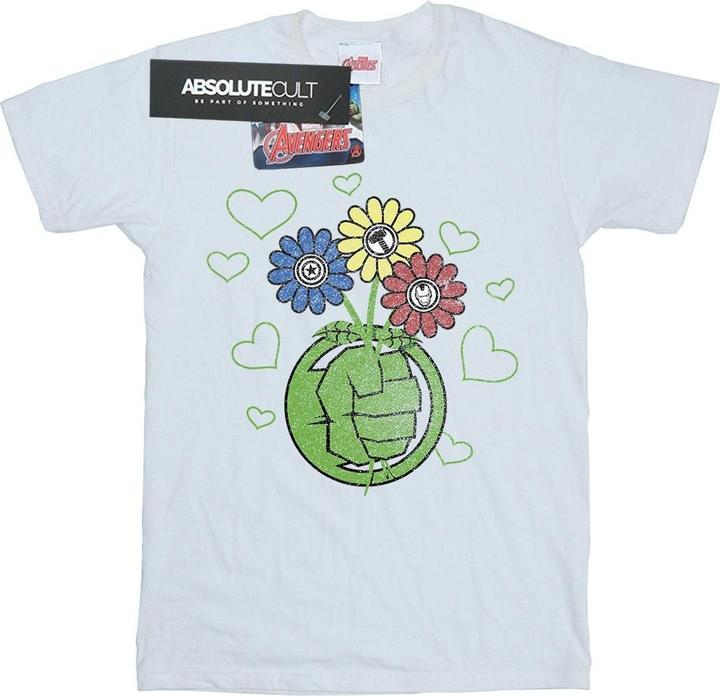 Hulk Flower Fist Baumwolle Boyfriend TShirt