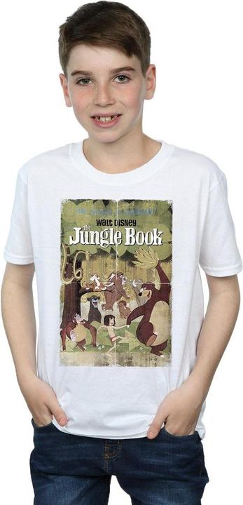 Immagine prodotto Disney The Jungle Book Retro Poster Maglietta Ragazzi (140, 146)