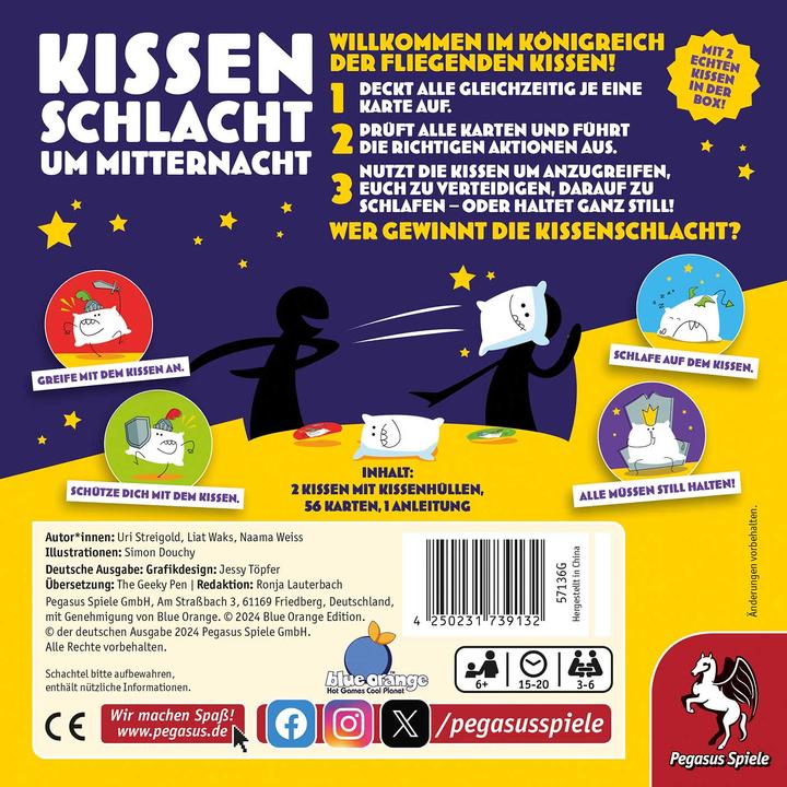 Actual product image Pegasus Pillow fight at midnight (German)