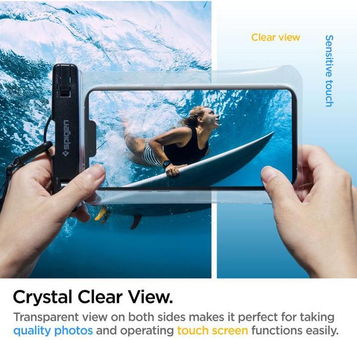 Immagine prodotto Spigen A601 CASO UNIVERSALE IMPERMEABILE CRISTALLO CHIARO (Universale)