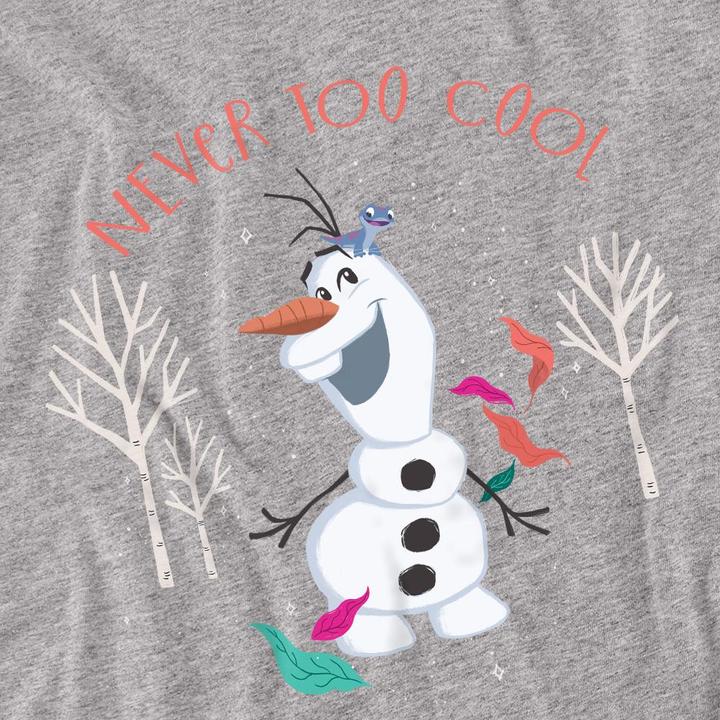 Immagine prodotto Disney Frozen Never Too Cool Maglietta Olaf Adulto Unisex (S)