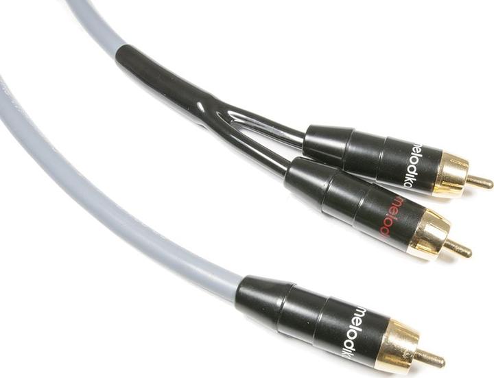 RCA (Cinch) - RCA (Cinch) x2 kabelis 4m pilkas (4 m, Cinch)