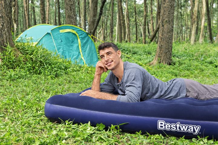 Image du produit Bestway Matelas gonflable 2 places avec pompe manuelle 203 x 152 x 22 cm