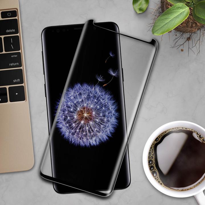 Produktbild Avizar Displayschutzfolie, Case friendly Schutz (2 Stück, Samsung Galaxy S9+, Samsung Galaxy S8)