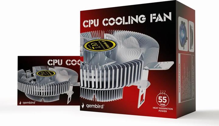 Immagine prodotto Gembird Ventola di raffreddamento della CPU Huracan X40 (112 mm)