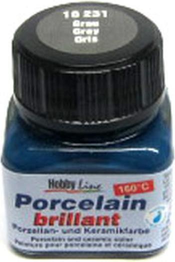 Actual product image Kreul Glass & Porcelain Classic, porcelain and glass paint (Grey, 20 ml)