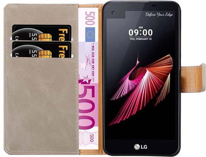 Actual product image Cadorabo Book Luxury Cover (LG X Screen)