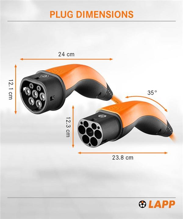 Image du produit Lapp Mobility EV-TYP2 (Type 2, 22 kW, 32 A, 5 m)