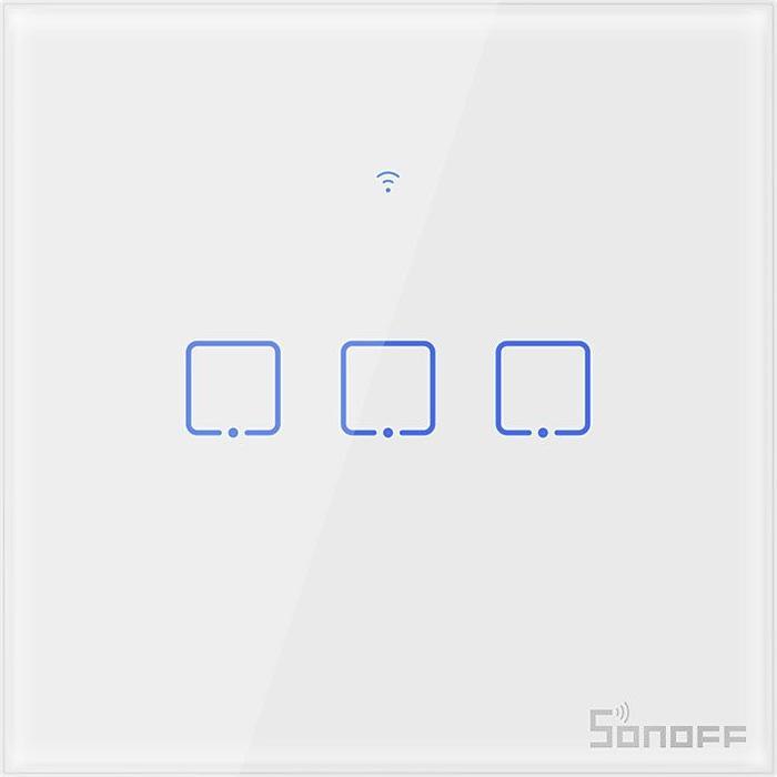 Sonoff Wall switch WiFi Wall Switch T1EU3C TX 3 channel