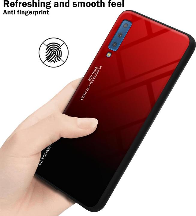 Produktbild Cadorabo TPU 2 Farben Glas Cover (Samsung Galaxy A7 (2018))