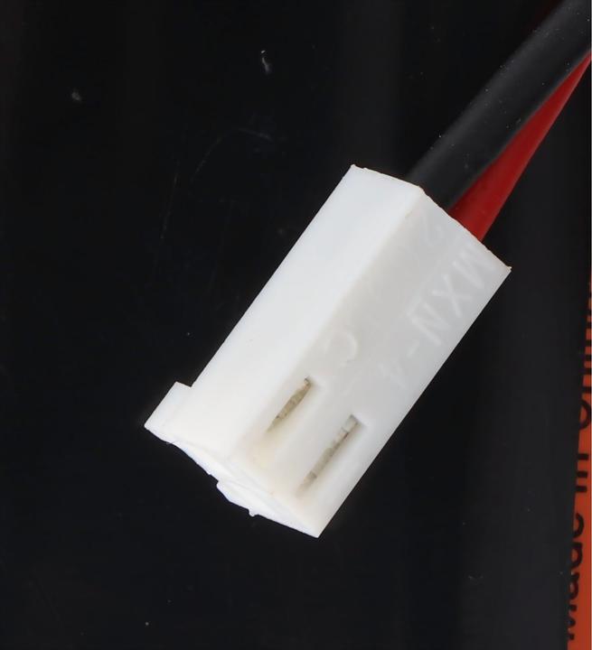 Actual product image XCell Emergency light battery NiMH 4.8V 3700mAh L2x2 4/3A with 100mm cable and plug replaces GP400LAHT4S6 (1 pcs., 3700 mAh, Rechargeable battery)