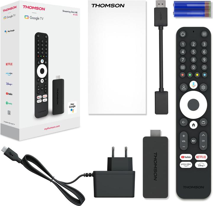 Immagine prodotto Thomson Chiavetta USB per lo streaming: Google TV 4K UHD (8 GB, iOS 12)