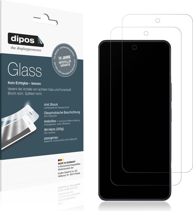 Produktbild Dipos Anti-Shock Displayschutz Matt 9H (1 Stück, Vivo Y19)