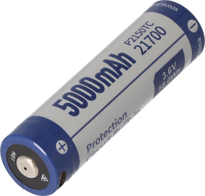 Actual product image Keeppower Battery 2 pieces 21700 with PCB protection incl. USB-C charging possibility (2 pcs., 5000 mAh, Rechargeable battery)