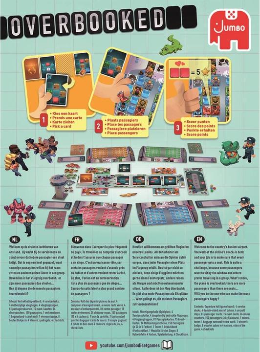 Actual product image Jumbo Overbooked (German, French, English, Dutch)