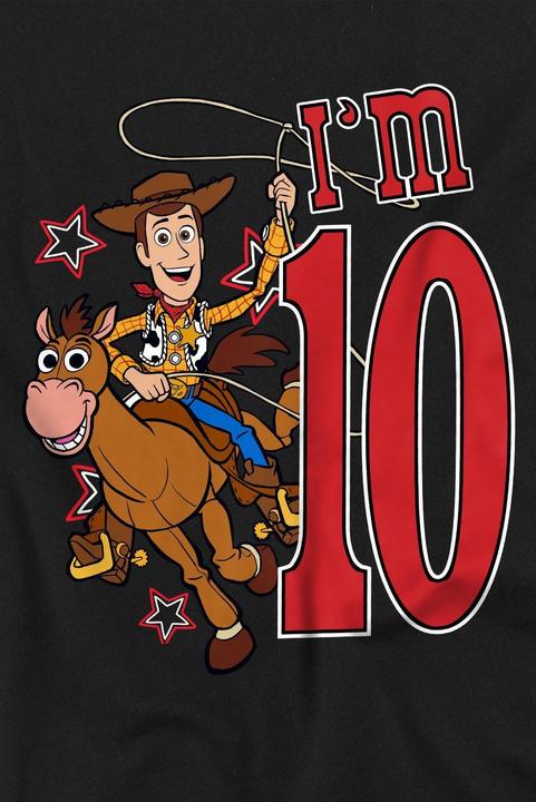 Actual product image Toy Story Childrens/Kids I'm 10 Woody Birthday T-Shirt (152, 158)