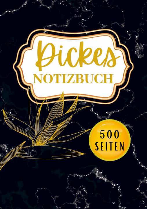 Actual product image Thick notebook A5- 500 pages (A5, Dotted, Hardcover)