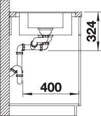 Image du produit Blanco Metra 6 S-F (49 cm, 99 cm)