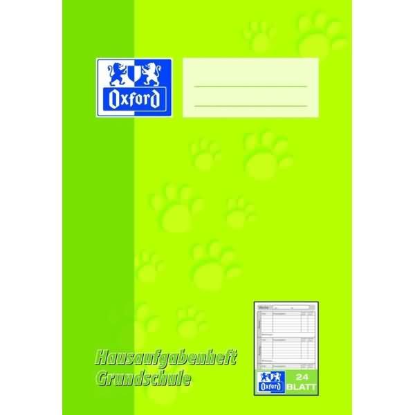 Image du produit Oxford Livre de devoirs (A5, À rayures, Couverture rigide)