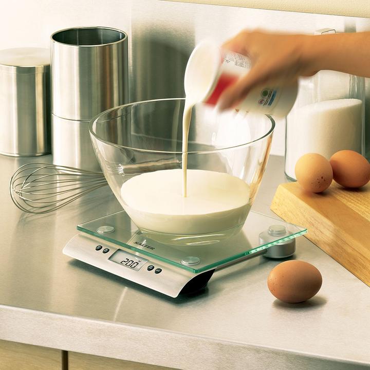 Immagine prodotto Salter 3003 SSSVDR08 Bilancia da cucina in vetro Aquatronic