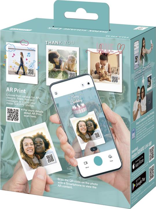 Actual product image Fujifilm Instax Square Link (Laser, Colour)