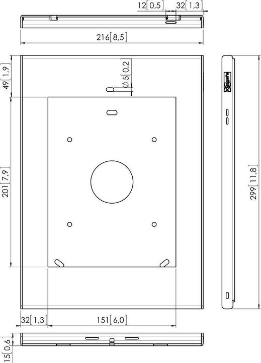 Actual product image Vogels PTS 1214 TabLock iPad Air / Air 2 / Pro 9.7