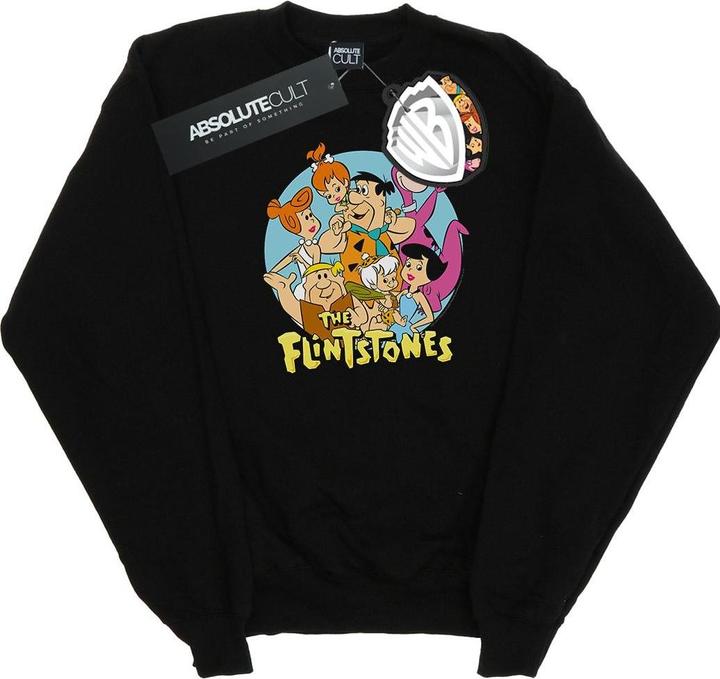 Actual product image The Flintstones Girls Group Circle Sweatshirt (128)