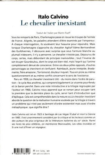 Produktbild Le chevalier inexistant (Französisch, Calvino Italo, 2018)