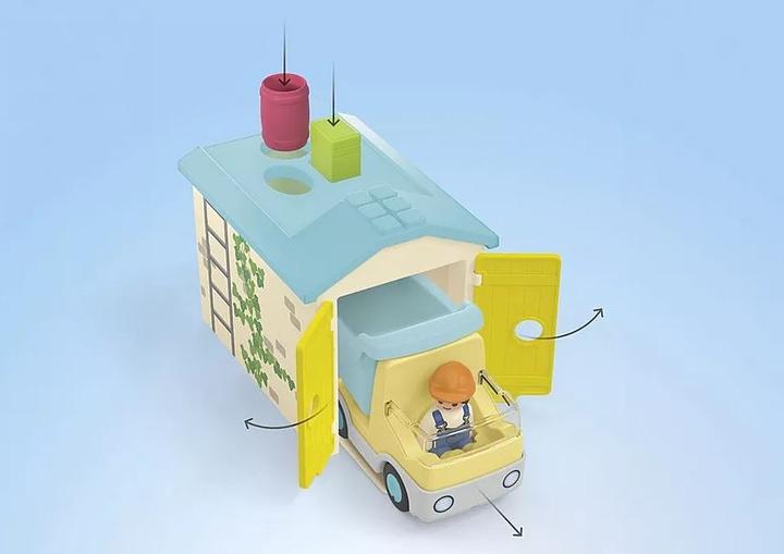 Image du produit Playmobil Camion avec garage de tri (71686, Playmobil Junior)