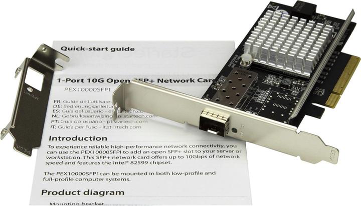 Produktbild StarTech 1 Port 10GBase-X Card (PCI Express 2.0 x8)