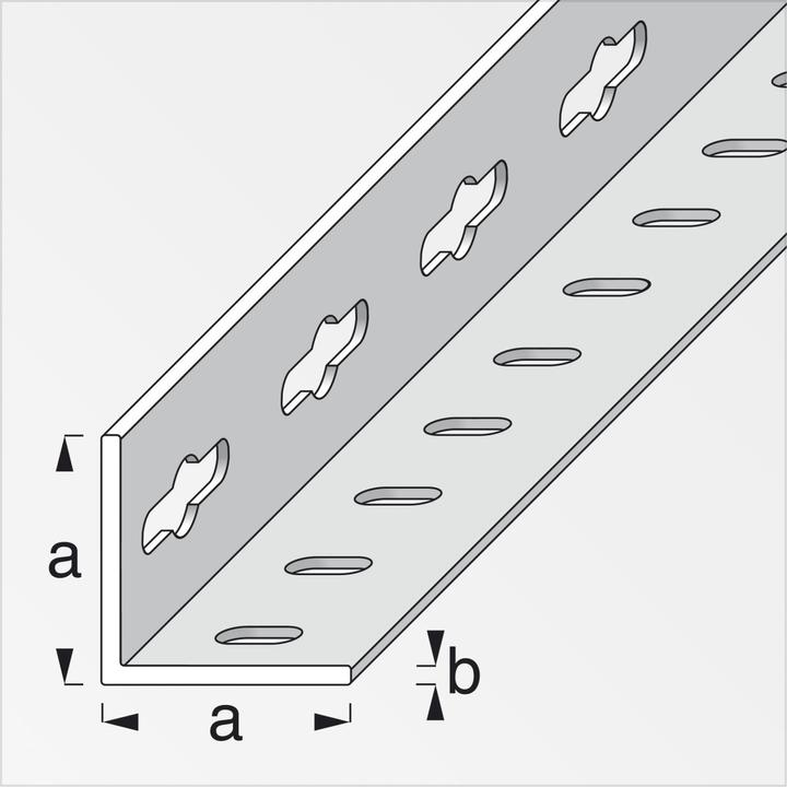 Image du produit Alfer Cornière en acier galvanisé 2 m