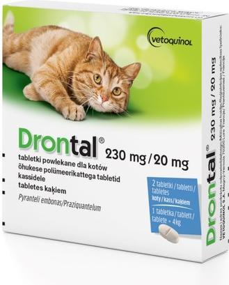 Image du produit Vetoquinol Drontal tabletki odrobaczające kot 2szt (Chien)