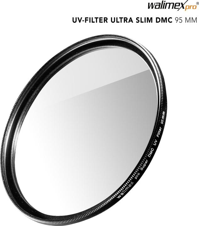 Actual product image Walimex UV filter Slim Super DMC 95mm (95 mm, UV filter, 95 mm)