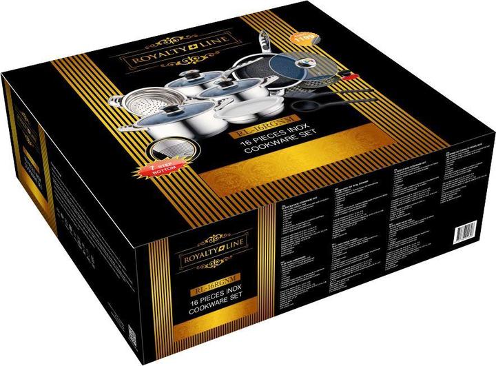 Produktbild JTI Set aus Kochgeschirr und Küchenutensilien - 16-teilig (Bratpfanne, Edelstahl)