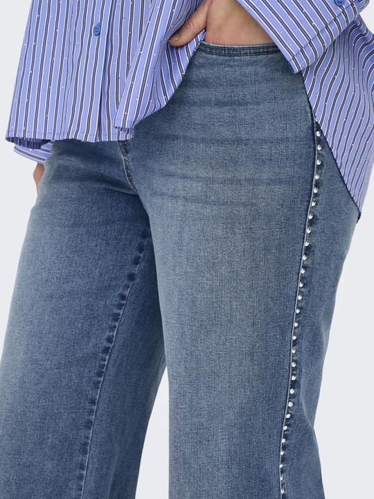 Actual product image Only CARJUICY Hohe Taille Weiter Beinschnitt Jeans Jeans mit weitem Bein (W50/L32)