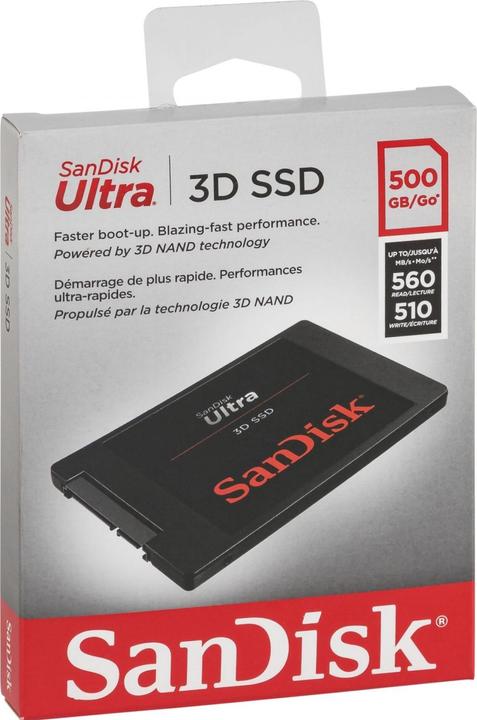 Actual product image SanDisk Ultra 3D (500 GB, 2.5")