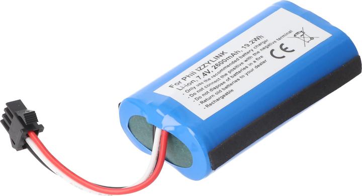 Image du produit XCell Batterie compatible avec Philips IZZYLINK, Li-Ion, 7,4V, 2600mAh, 19,2Wh (Télécommande de remplacement)