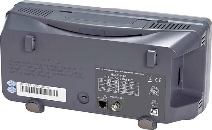 Immagine prodotto Metrix Oscilloscopio digitale DOX2025B 20MHz 2 canali 50 GSa/s 32 kpts 8 Bit Memoria digitale (DSO) 1pc. (CAT II 300V)
