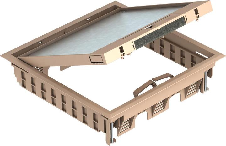 Produktbild OBO Bettermann OBO GES9-3B U 1019 GerÃ¤teeinsatz fÃ¼r Universalmontage graubeige (Diverse)