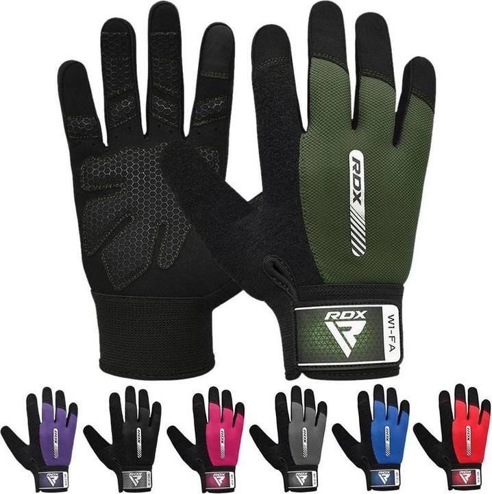 Actual product image Rdx W1 Full Finger Gym Gloves (M)