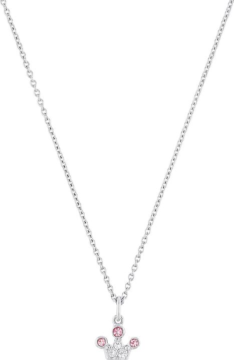 Actual product image Prinzessin Lillifee Necklace for girls, 925 sterling silver, glass | crown (925 silver, 35 - 40 cm)