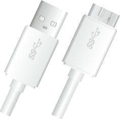 Actual product image Sinox i-Media - USB cable - Micro USB Type B (han) til USB Type A (han) - USB 3.0 - 1 m