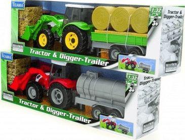 Produktbild Teama Tractor bulldozer 1:32 ver.2 red