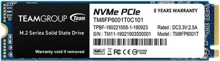 Actual product image Team Group MP33 (1000 GB, M.2 2280)