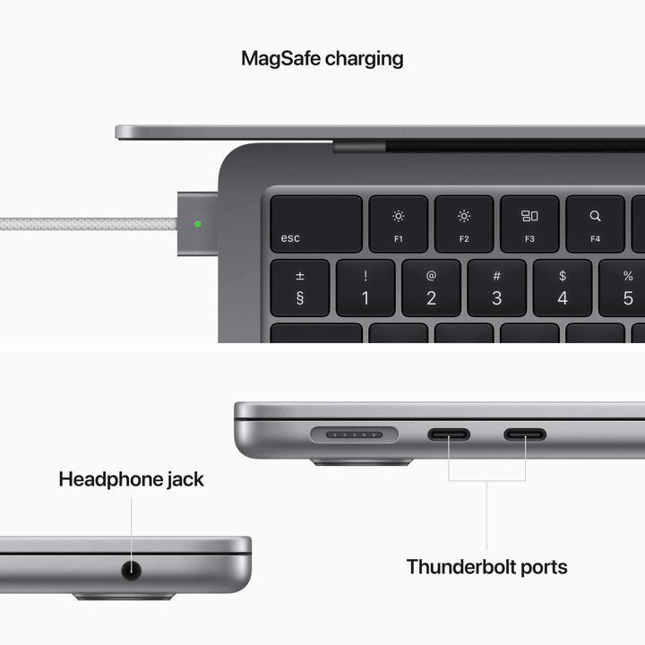 Produktbild Apple MacBook Air – 2022 (13.60", M2, 16 GB, 256 GB, CH)