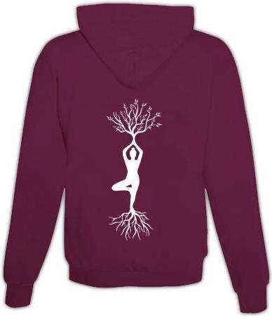 Produktbild Schwesternuhr Hoodie Yoga Baum (L)