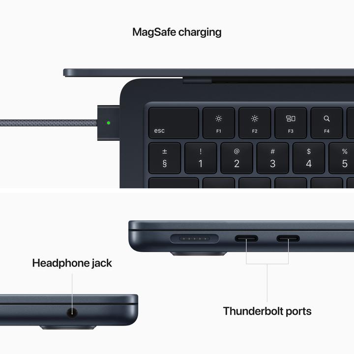 Produktbild Apple MacBook Air – 2022 (13.60", M2, 24 GB, 1000 GB, CH)