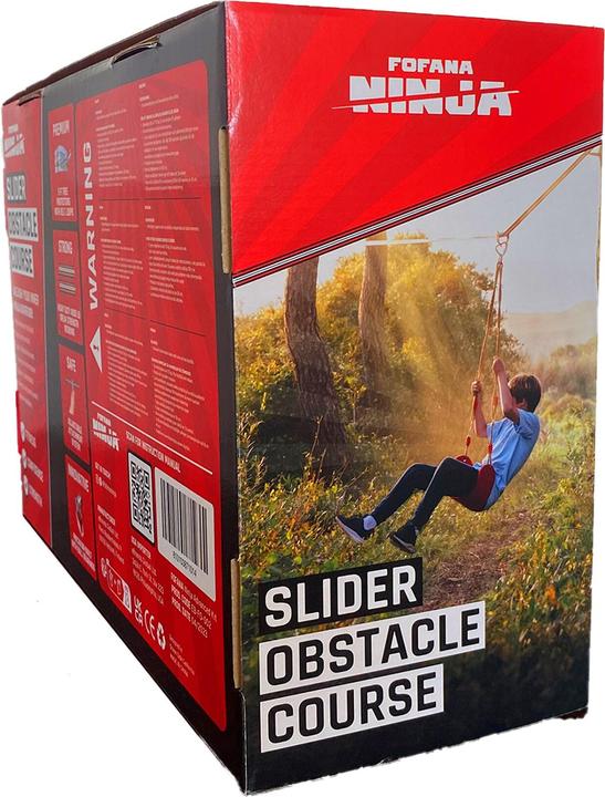 Actual product image Fofana Ninja Warrior Obstacle Course - 45 pieces (20 m)