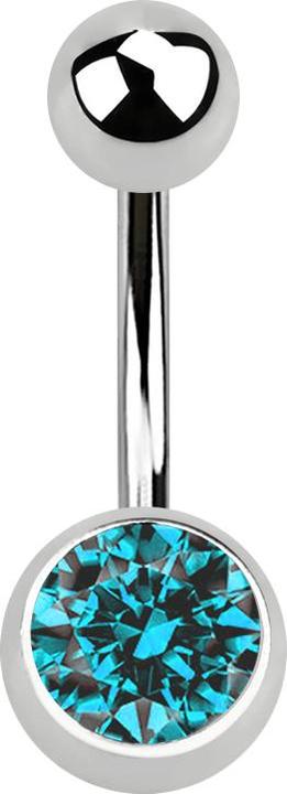 Star Piercing Flared Plug transparent mit Eule (ohne Messing, Chirurgenstahl 316L)